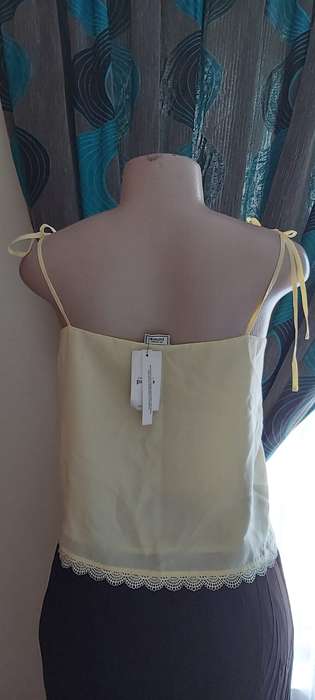 Yellow V-Neck Cami Top