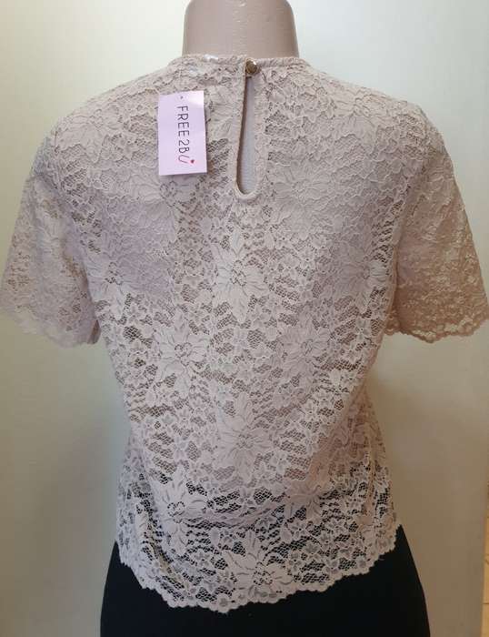 Free 2BU Lace Pink Top