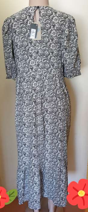Primark Black and white Pattern Dress