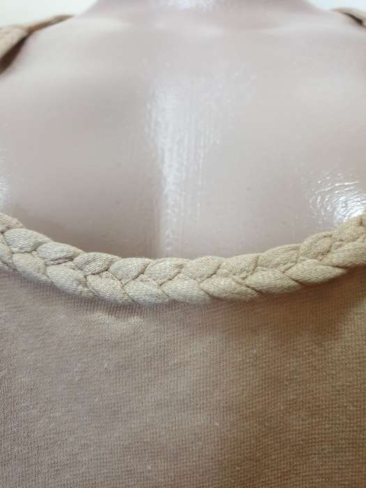 Stone Plait Inset Vest