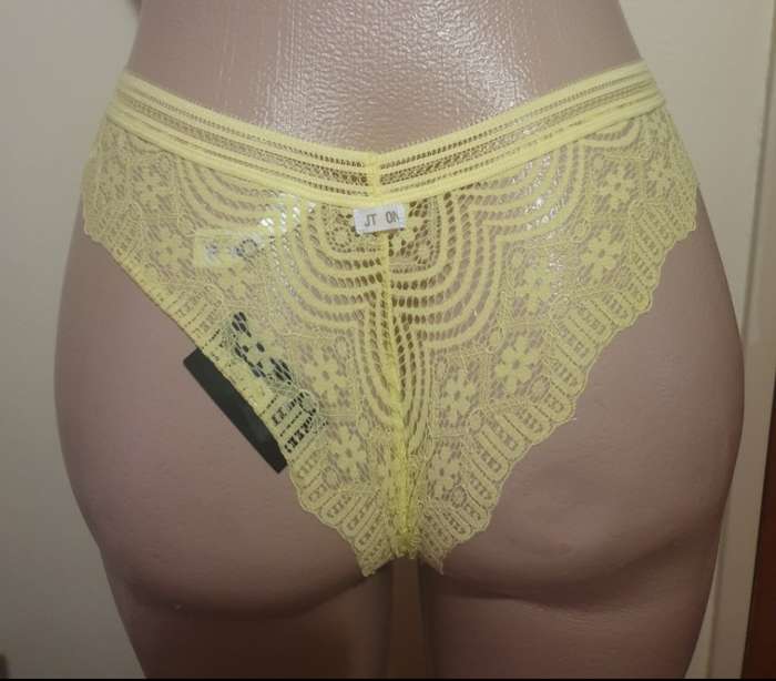 Lemon Lace Brazilian Panties
