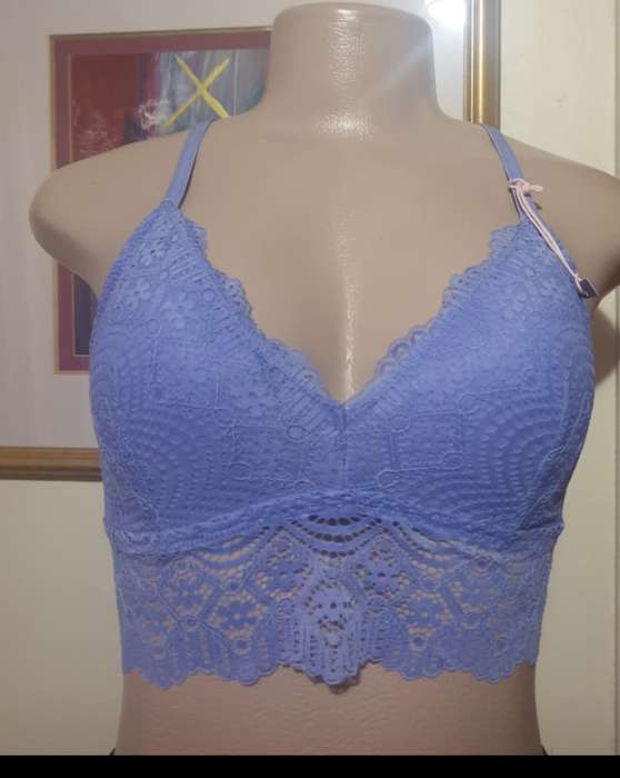 Blue Lace Padded Bralette