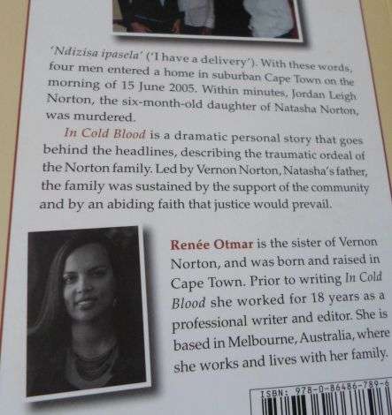 IN COLD BLOOD - THE MURDER OF BABY JORDAN - RENEE OTMAR