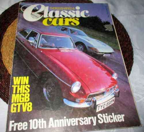 THOROUGHBRED & CLASSIC CARS MAGAZINE OCTOBER 1983 ( AC 428, FORD CONSUL, MGB GT, BMC MINI, LOTUS SIX