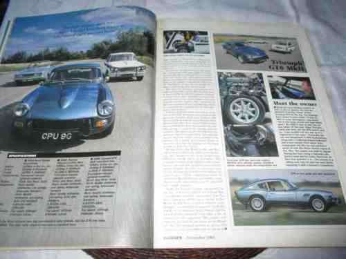 CLASSICS MAGAZINE NOV 2001 ( ROVER P4, WOLSELEY 1500, RILEY ONE POINT FIVE, METROPOLITAN, STAG )
