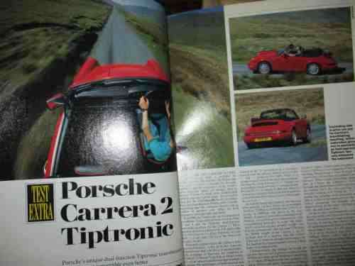 AUTOCAR & MOTOR MAGAZINE 23 MAY 1990 ( PORSCHE CARRERA TIPTRONIC, MERCEDES 300D, BMW Z1 )