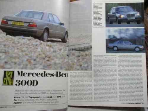 AUTOCAR & MOTOR MAGAZINE 23 MAY 1990 ( PORSCHE CARRERA TIPTRONIC, MERCEDES 300D, BMW Z1 )