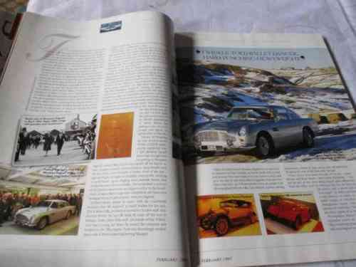 THOROUGHBRED & CLASSIC CARS MAGAZINE FEB 1997 ( ROVER P6, ASTON MARTIN DB, MGB GT, LANCIA APPIA )