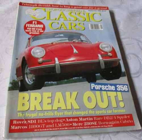 THOROUGHBRED & CLASSIC CARS MAGAZINE SEPT 1996 ( PORSCHE 356, ROVER SD1, DATSUN 240Z, TRIUMPH HERALD
