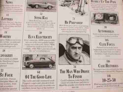 CLASSIC & SPORTSCAR MAGAZINE FEBRUARY 1987 ( CORVETTE STINGRAY, ABARTH, PEUGEOT, ROVER )