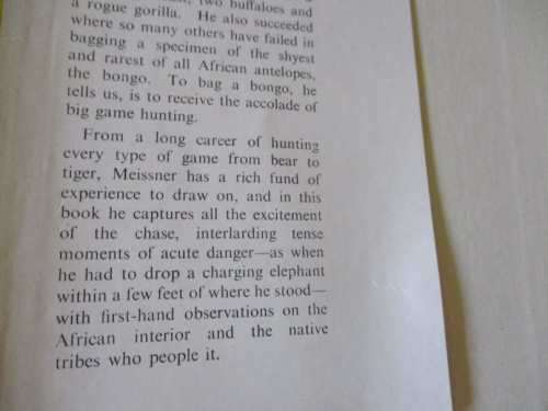 ONE-MAN SAFARI - HANS-OTTO MEISSNER