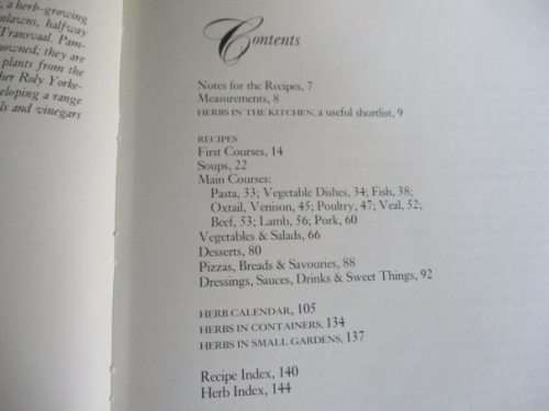 HERBS FOR THE TABLE - SOUTH AFRICAN RECIPES AND HERBAL ADVICE - LYNDALL POPPER & PAMELA CULLINAN