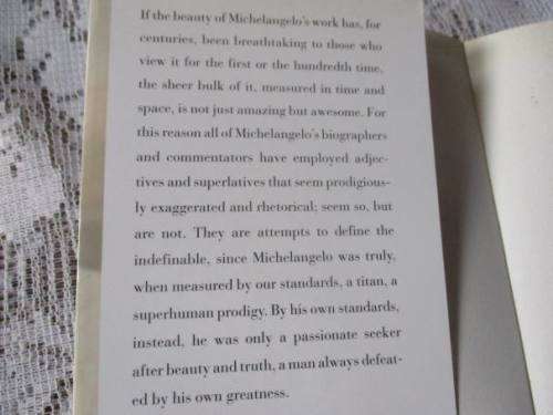 MICHELANGELO - BIOGRAPHY OF A GENIUS - BRUNO NARDINI