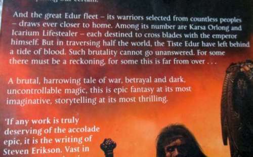 REAPER`S GALE - A TALE OF THE MALAZAN BOOK OF THE FALLEN - STEVEN ERIKSON