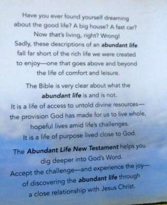 ABUNDANT LIFE - NEW TESTAMENT - EXPLORE THE PRESENCE OF GOD IN EVERYDAY LIFE