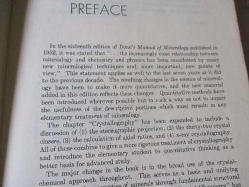 Dana's Manual of Mineralogy - Seventeenth Edition