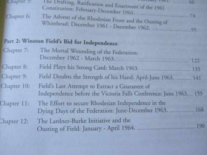 SO FAR AND NO FURTHER - RHODESIA`S BID FOR INDEPENDENCE DURING THE RETREAT FROM EMPIRE - JRT WOOD
