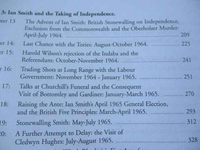 SO FAR AND NO FURTHER - RHODESIA`S BID FOR INDEPENDENCE DURING THE RETREAT FROM EMPIRE - JRT WOOD