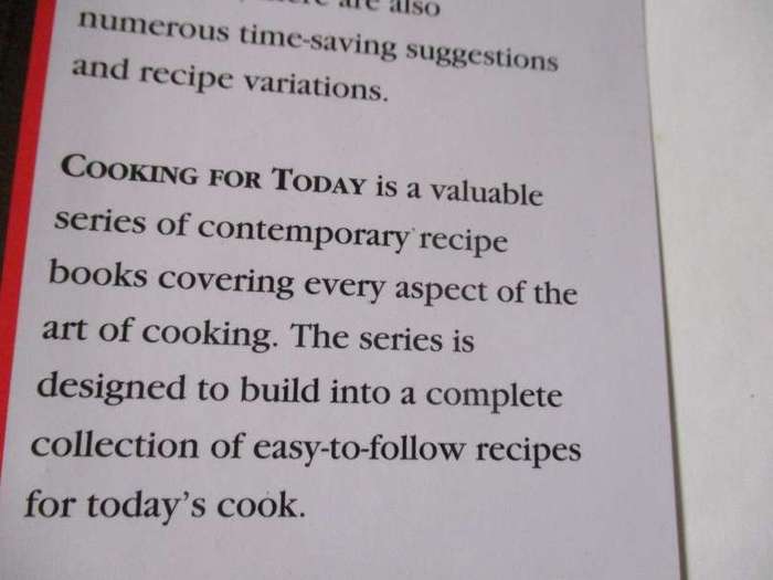 BALTI COOKING - JENNIE BERRESFORD - COOKING FOR TODAY - STEP-BY-STEP