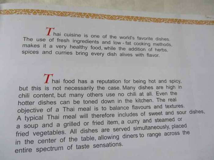 SUREE THAI CUISINE - THE FOOD OF THAILAND