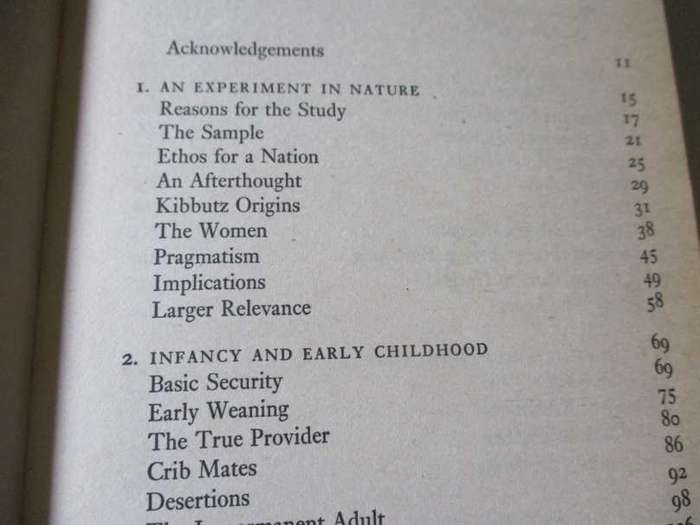 THE CHILDREN OF THE DREAM - BRUNO BETTELHEIM