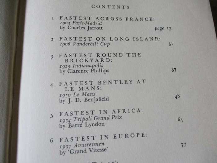 FIRST AND FASTEST - A COLLECTION OF THE WORLD`S GREATEST MOTOR RACES - RICHARD HOUGH