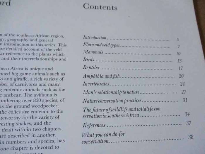 THE FAUNA AND FLORA OF SOUTHERN AFRICA & THEIR CONSERVATION - DOUGLAS HEY