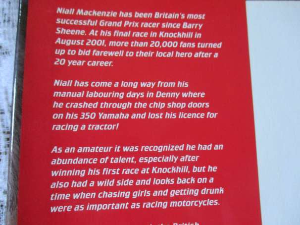 NIALL MACKENZIE - THE AUTOBIOGRAPHY