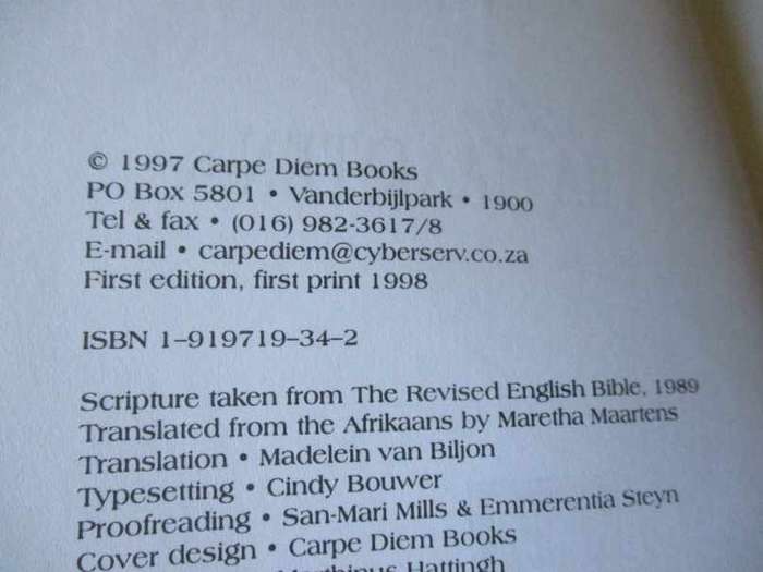 MARIKE - A JOURNEY THROUGH SUMMER AND WINTER - AS TOLD TO MARETHA MAARTENS