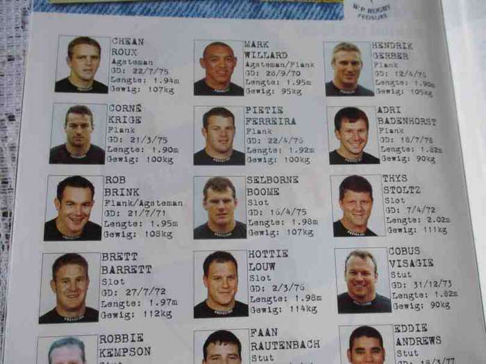 WP vs SHARKS   30 SEPTEMBER 2000 - RUGBY PROGRAMME