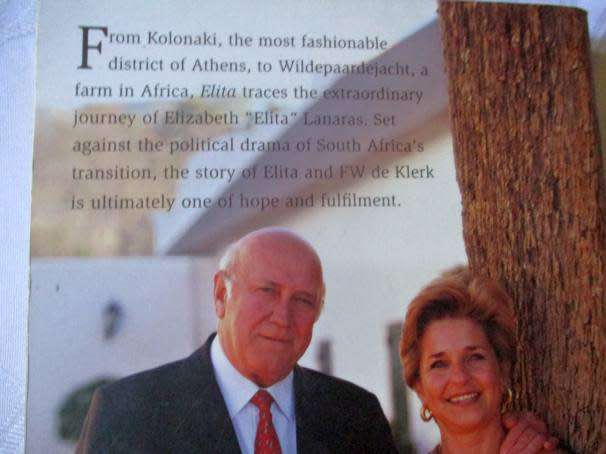 ELITA AND HER LIFE WITH FW DE KLERK - MARTHIE RETIEF MEIRING