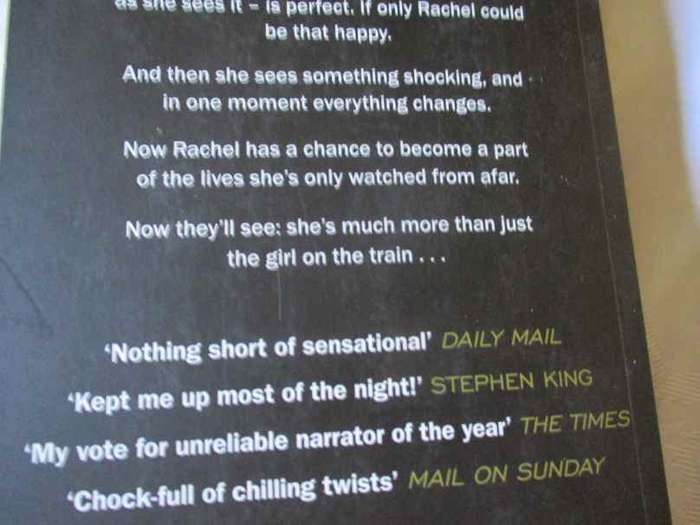 THE GIRL ON THE TRAIN - PAULA HAWKINS