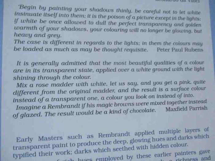 GLAZING - WITH AN EMPHASIS ON THE CRAFT OF PAINTING - MICHAEL WILCOX