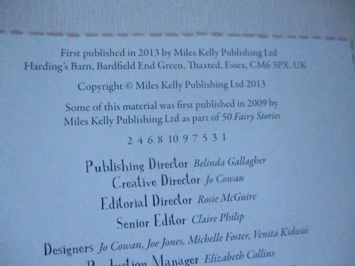 CLASSIC TREASURY - FAIRY STORIES - COMPILED BY TIG THOMAS - MILES KELLY