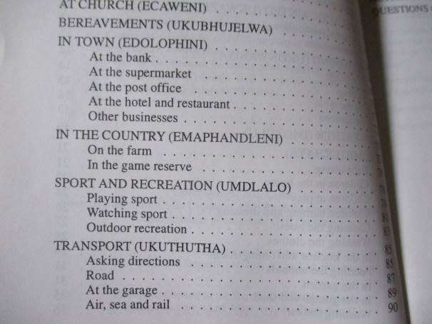 MOLO - THE PHRASE BOOK THAT GETS YOU SPEAKING XHOSA !