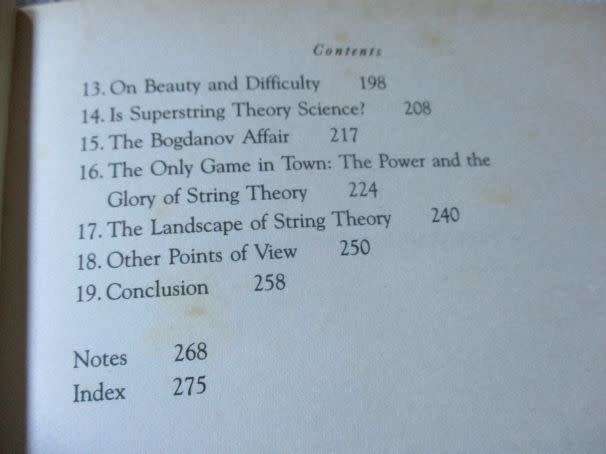 NOT EVEN WRONG - THE FAILURE OF STRING THEORY AND THE CONTINUING CHALLENGE TO UNIFY ... - PETER WOIT