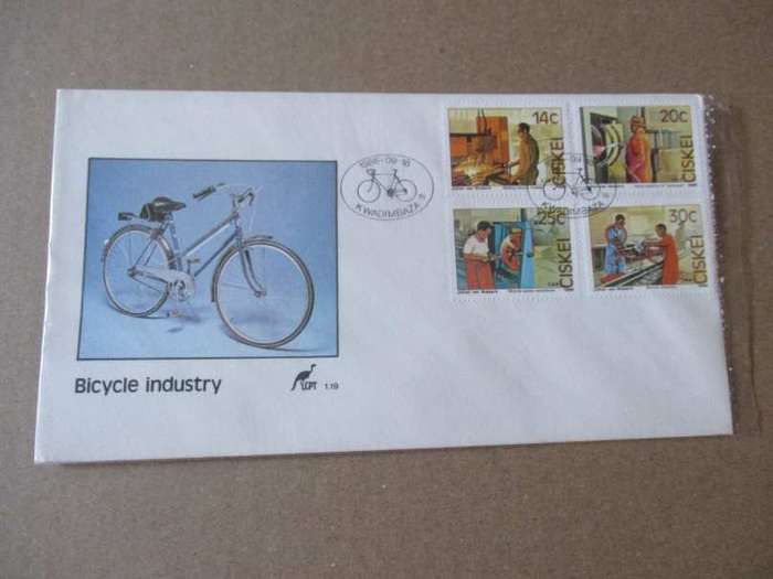 1986 CISKEI - BICYCLE INDUSTRY - FDC 1.19
