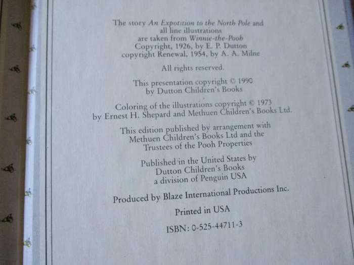 AN EXPOTITION TO THE NORTH POLE - A.A. MILNE