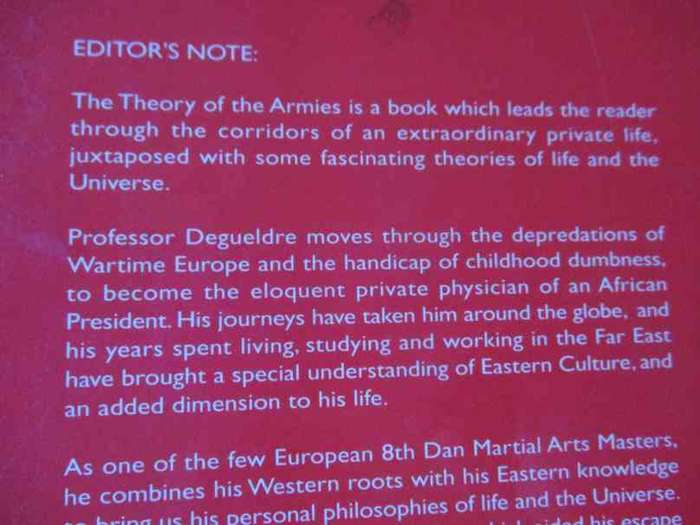THE THEORY OF THE ARMIES - JEAN-CLAUDE DEGUELDRE - PROF OF CHINESE MEDICINE