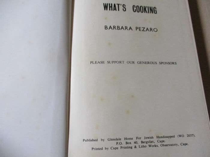 WHAT`S COOKING - BARBARA PEZARO