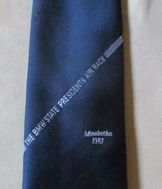 THE BMW STATE PRESIDENT`S AIR RACE - MMABATHO 1987 - TIE