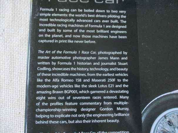 THE ART OF THE FORMULA 1 RACE CAR - STUART CODLING