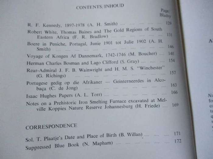 AFRICANA AANTEKENINGE EN NUUS / AFRICANA NOTES AND NEWS DECEMBER 1978