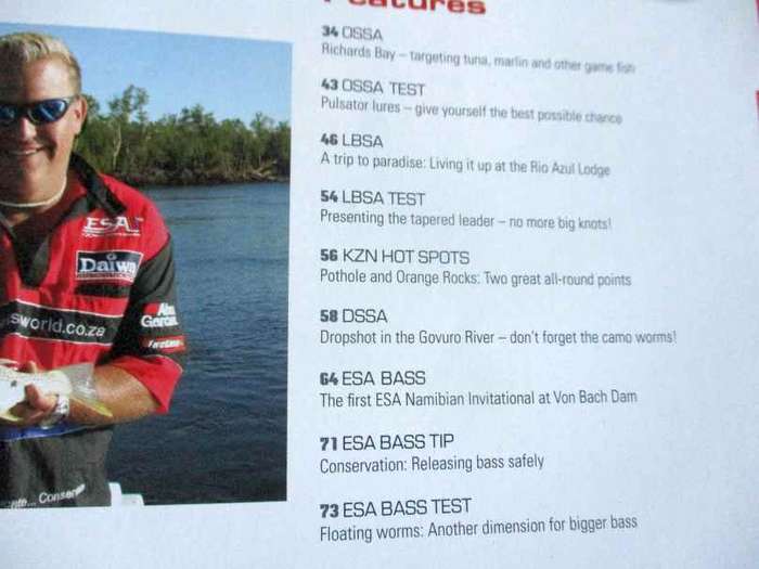 ESA EXTREME SPORT ANGLING MAGAZINE AUGUST 2008 ( fishing )