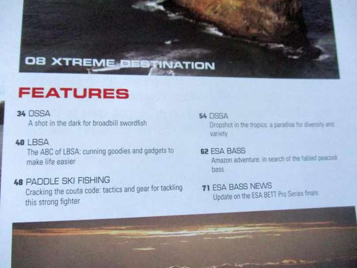 ESA EXTREME SPORT ANGLING MAGAZINE FEBRUARY 2008 ( fishing )