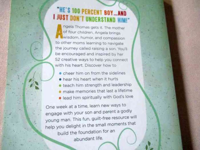 52 THINGS SONS NEED FROM THEIR MOMS - ANGELA THOMAS