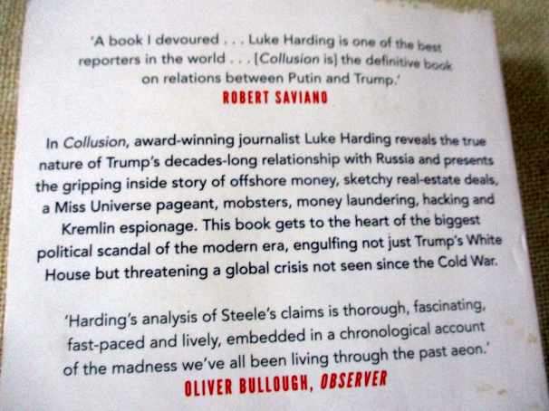 COLLUSION - HOW RUSSIA HELPED TRUMP WIN THE WHITE HOUSE - LUKE HARDING