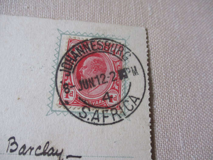 PRETORIUS STREET PRETORIA  - POST CARD ( vintage south african post card )