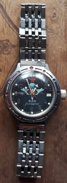 RARE Vintage Russian Paratrooper Military Amphibian Vostok Collectors Watch
