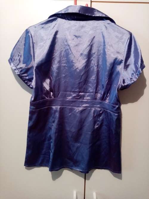 Lilac satin shirt Truworths 36 as new